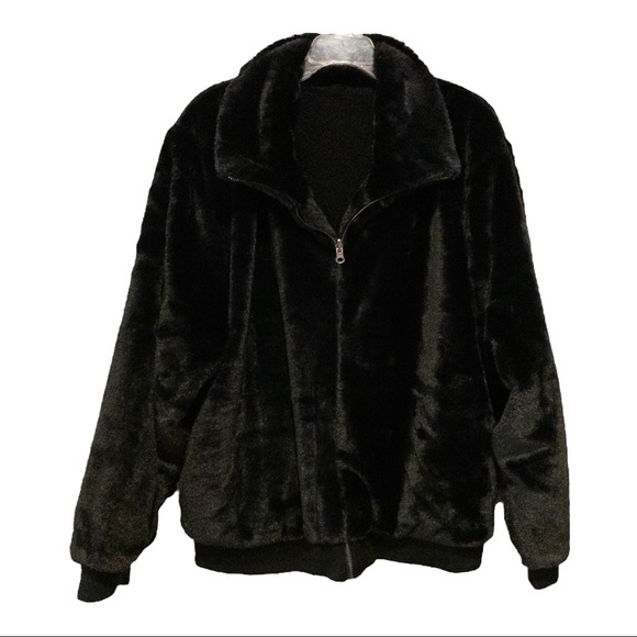 NEW SPLENDID Dakota Reversible Faux Fur Coat - Medium - Picture 7 of 7